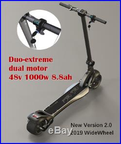 From UK! 2019 Mercane Wide Wheel Powerful Dual Motor Electric Scooter 48V 1000W