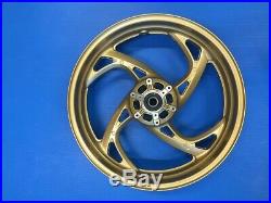 Front wheel rim for honda cb 1000 r with abs from year 2011 to 2015 gold new