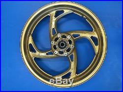Front wheel rim for honda cb 1000 r without abs from year 2011 to 2015 gold new