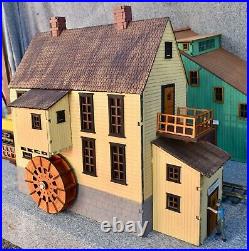 G-SCALE WATER WHEEL GRIST MILL BUILDING KIT Puzzle from Doc's Trains