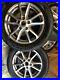 GENUINE-PORSCHE-CAYENNE-18-ALLOY-WHEELS-AND-TYRES-ONLY-DONE-800-MILES-From-New-01-xz