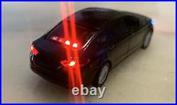 Greenlight 164 Custom Black Ford Fusion Unmarked NYPD Car With LED lights