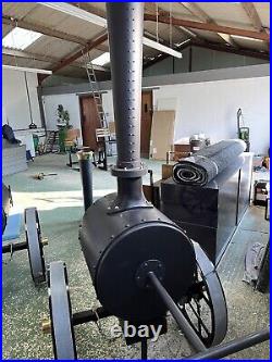 Hand built In Uk Full Steam Engine Build Made From Cast Iron Bbq/fire Pit