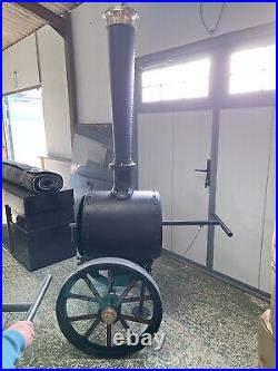 Hand built In Uk Full Steam Engine Build Made From Cast Iron Bbq/fire Pit