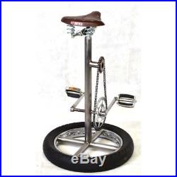 Handmade reclaimed from vintage bicycle parts Wheel base Bar Stool