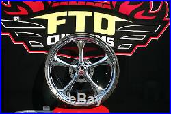 Harley Davidson 30 Inch Custom OZ Chrome Front Wheel from FTD Customs