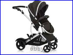 Hauck Duett 2 Pushchair Tandem Adjustable Back/Foot Rests Seats 2 Black. H