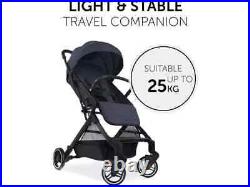 Hauck Pushchair Travel N Care 25kg 5 Point Harness Lightweight Black Or Navy H
