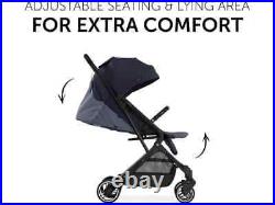 Hauck Pushchair Travel N Care 25kg 5 Point Harness Lightweight Black Or Navy H