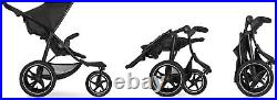 Hauck Runner 2 Black 3 Wheeler Air Pushchair Pram Buggy Jogger All Terrain