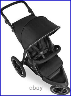 Hauck Runner 2 Black 3 Wheeler Air Pushchair Pram Buggy Jogger All Terrain