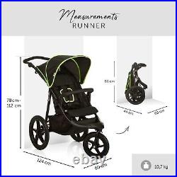 Hauck Runner All Terrain Buggy XL Air Wheels, Jogging Style