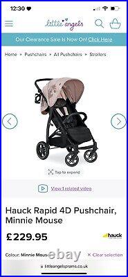 Hauck disney pushchair