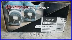 Heelys Mens Size 12 Vintage From Early 2000s Wheels-Black and Gray BRAND NEW