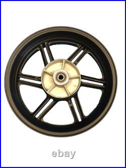 Honda CBF 600 Rear Wheel Rims from 10 to 12 Black 42650-MER-D2