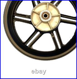 Honda CBF 600 Rear Wheel Rims from 10 to 12 Black 42650-MER-D2