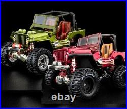 Hot Wheels 1944 Willys MB Jeep 2 units Set Red Green from Japan New