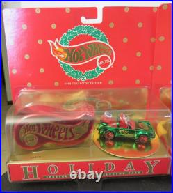 Hot Wheels 1996 Christmas Holiday 4 Car Set (1-4 of 4)