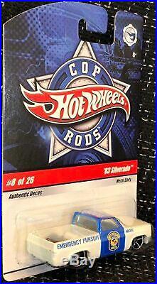 Hot Wheels'83 Chevy Silverado Cop Rods New DHL shipping From Japan