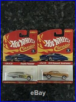 Hot Wheels CLASSICS Series 1 From 2004 Lot Of 75 AWSOME DieCast