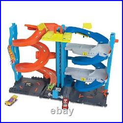 Hot Wheels City Toy Car Track Set Transforming Race Tower Singl from JP