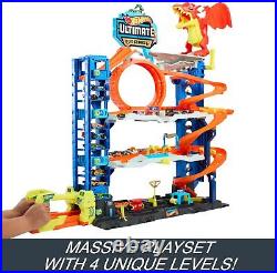 Hot Wheels City Ultimate Garage Playset with 2 Die-Cast Cars