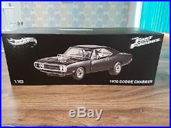 Hot Wheels Elite 1/18 Scale 1970 Dodge Charger From Fast & Furious