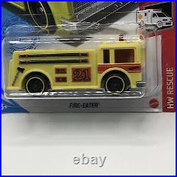 Hot Wheels Fire-Eater Yellow from 2021 Rare Limited LOOSE