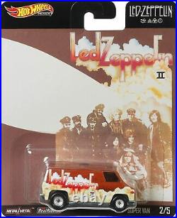 Hot Wheels Led Zeppelin Premium Box Set of 5 Cars Collector Set GJP75 from Japan