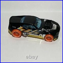 Hot Wheels Millenium Shadow- Black Yellow- from 2021 Track Builder Set LOOSE