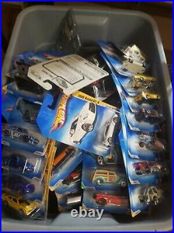 Hot Wheels, Mixed lot of 1000 plus cars MOC. Years range from early'90s