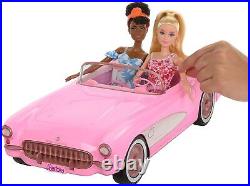 Hot Wheels RC Barbie Corvette, Battery-Operated Remote-Control Toy Car from Bar