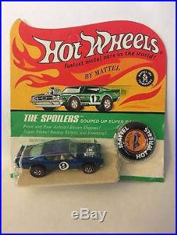 Hot Wheels Redlines 1970 King Kuda in Blue From The Spoilers White Interior