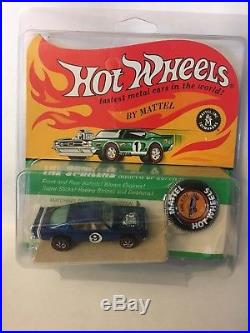 Hot Wheels Redlines 1970 King Kuda in Blue From The Spoilers White Interior