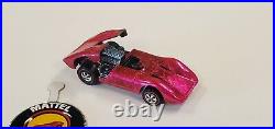 Hot Wheels Redlines Ferrari 312P in Hot Pink. USA. Ripped from Bad Blister! WOW