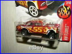 Hot Wheels Rlc 55 Chevy Bel Air Gasser Lot Of 6 Plus 4 Extra Cars From 5 Pack