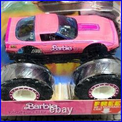 Hot Wheels Treasure Hunt Monster Truck Barbie Corvette Pink NEW F/S From Japan