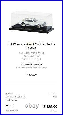 Hot Wheels x Gucci Cadillac Seville Replica CONFIRMED ORDER FROM GUCCI
