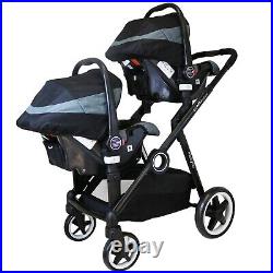 ISafe Tandem Double Pram Travel System Cookie