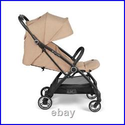 Ickle Bubba Aries Max Autofold Stroller with Footmuff Biscuit Beige Compact fold