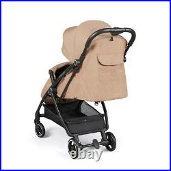 Ickle Bubba Aries Max Autofold Stroller with Footmuff Biscuit Beige Compact fold