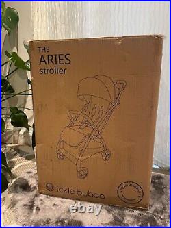 Ickle Bubba Aries Max Autofold Stroller with Footmuff Biscuit Beige Compact fold