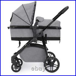 Ickle Bubba Moon 2-in-1 Carrycot & Pushchair Travel System Space Grey EX-DISPLAY