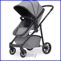 Ickle Bubba Moon 2-in-1 Carrycot & Pushchair Travel System Space Grey EX-DISPLAY