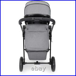 Ickle Bubba Moon 2-in-1 Carrycot & Pushchair Travel System Space Grey EX-DISPLAY