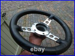 Jaguar E-type/xke Leather Steering Wheel 13 Inch & Boss From Racing E-type