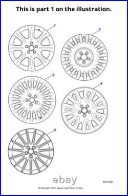 Jaguar Genuine Alloy Road Wheel For XJ 2003-2009 From G00442 To H32732 C2C17295