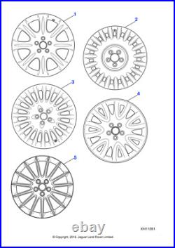 Jaguar Genuine Alloy Road Wheel For XJ 2003-2009 From G00442 To H32732 C2C17295