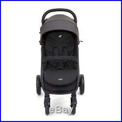 Joie Litetrax 4 Wheel From Birth Compact Folding Stroller Pushchair Buggy Coal