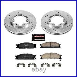 K4837 Powerstop Brake Disc and Pad Kits 2-Wheel Set Front New for Hardbody D21